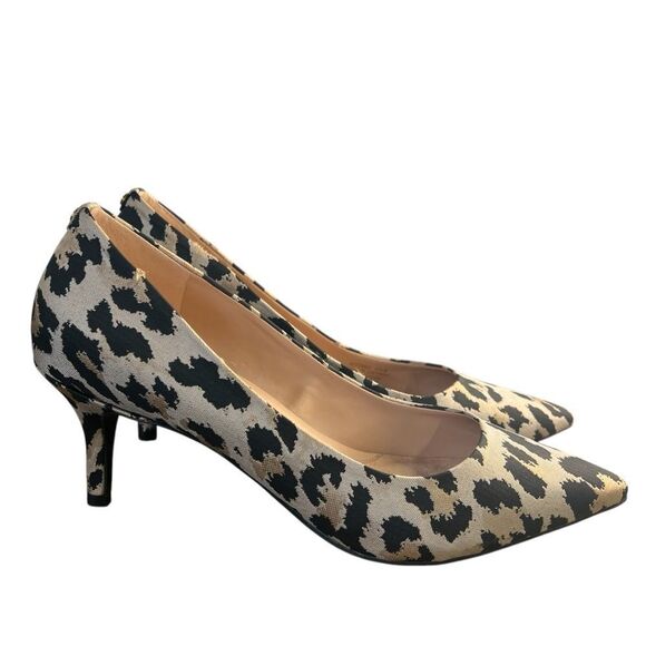 Cole Haan The Go-to Park Pump Womens 9.5B Leopard Jacquard Heels Shoes - Picture 2 of 8